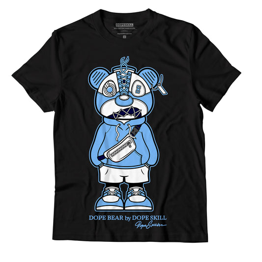 AJ 6 University Blue DopeSkill T-Shirt Sneaker Bear Graphic