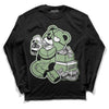 Jordan 4 Retro “Seafoam” DopeSkill Long Sleeve T-Shirt Bear Steals Sneaker Graphic Streetwear - Black