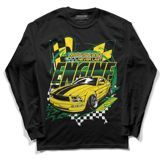 Dunk Low Reverse Brazil DopeSkill Long Sleeve T-Shirt ENGINE Tshirt Graphic - Black