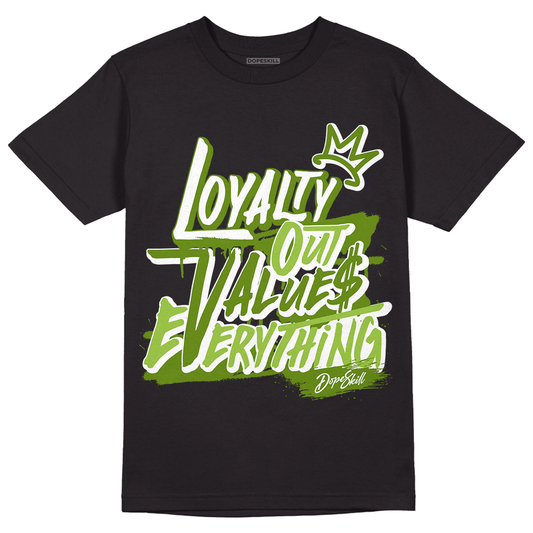 Dunk Low 'Chlorophyll' DopeSkill T-Shirt LOVE Graphic - Black