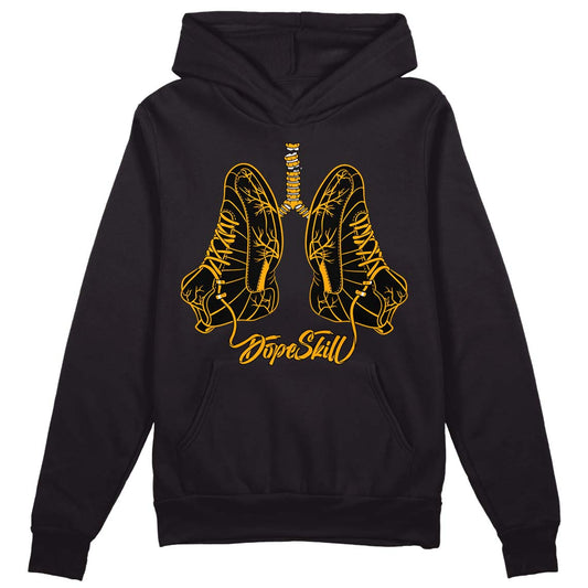 Black Taxi 12s DopeSkill Hoodie Sweatshirt Breathe Graphic - Black 