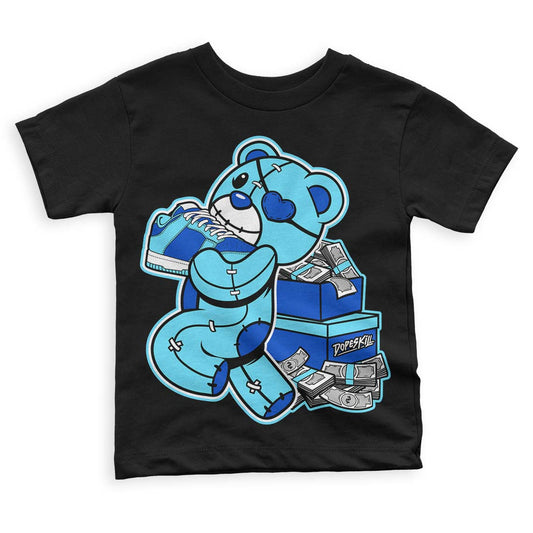 SB Dunk Argon DopeSkill Toddler Kids T-shirt Bear Steals Sneaker Graphic
