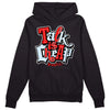 Cherry 11s DopeSkill Hoodie Sweatshirt Talk Is Chip Graphic - Black