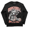 DJ Khaled x Jordan 5 Retro ‘Crimson Bliss’ DopeSkill Long Sleeve T-Shirt Sick Bear Graphic Streetwear - Black 