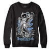 Jordan 5 Retro University Blue DopeSkill Sweatshirt Juneteenth Graphic Streetwear - Black 