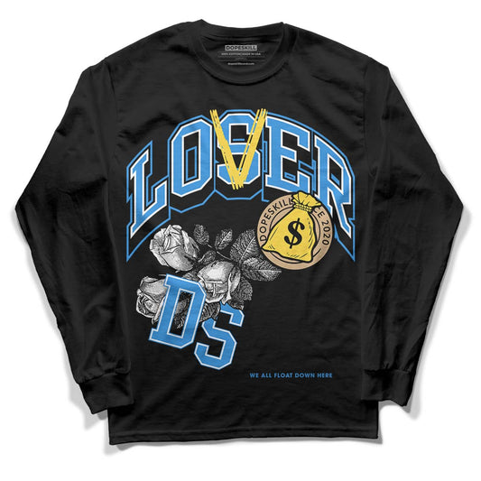 SB Dunk Low Homer DopeSkill Long Sleeve T-Shirt Loser Lover Graphic - Black