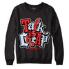 Cherry 11s DopeSkill Sweatshirt Talk Is Chip Graphic - Black