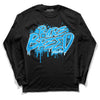 UNC 1s Low DopeSkill Long Sleeve T-Shirt Rare Breed Graphic - Black