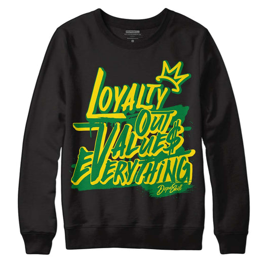 Dunk Low Reverse Brazil DopeSkill Sweatshirt LOVE Graphic - Black