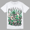 Jordan 2 Retro Lucky Green DopeSkill T-Shirt Chillin Graphic Streetwear  - White 