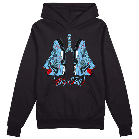 Travis Scott x Jordan 4 Retro 'Cactus Jack' DopeSkill Hoodie Sweatshirt Breathe Graphic Streetwear - Black 