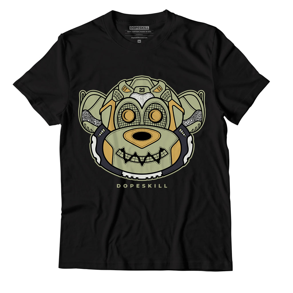 Jordan 5 Jade Horizon DopeSkill T-Shirt Monk Graphic - Black 