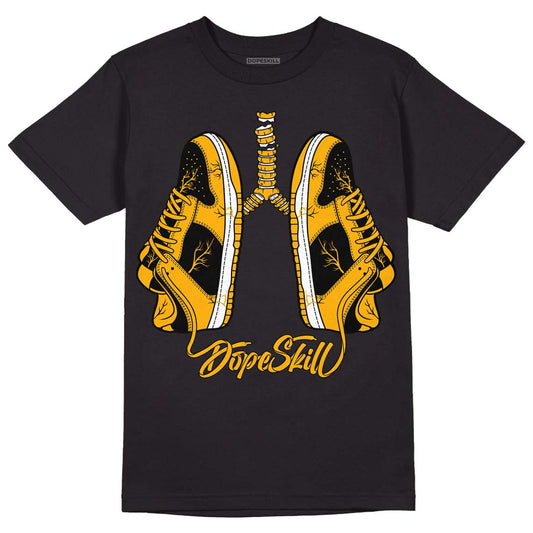 Goldenrod Dunk DopeSkill T-Shirt Breathe Graphic - Black 