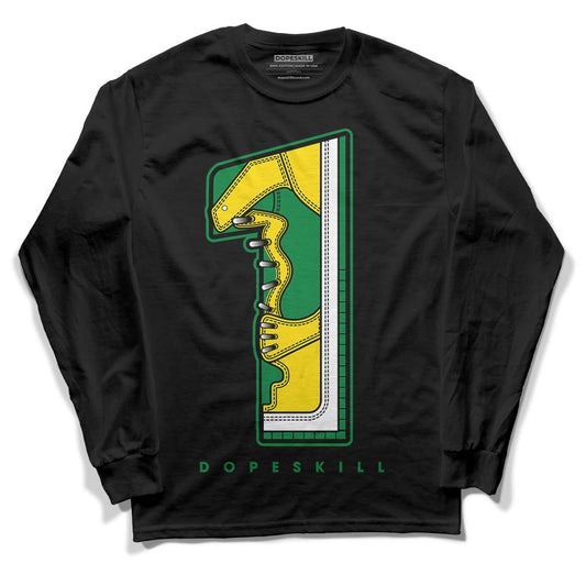 Dunk Low Reverse Brazil DopeSkill Long Sleeve T-Shirt No.1 Graphic - Black