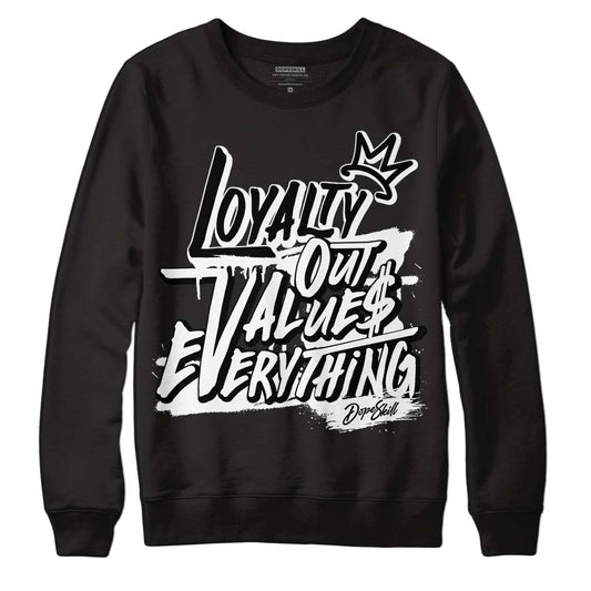 Jordan 1 High 85 Black White DopeSkill Sweatshirt LOVE Graphic Streetwear - Black 