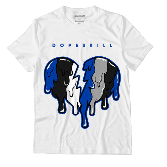 AJ 5 Racer Blue DopeSkill T-Shirt Tear My Heart Out  Graphic