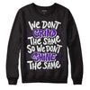 Jordan 3 Dark Iris DopeSkill Sweatshirt Grind Shine Graphic Streetwear - Black 