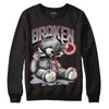 Jordan 3 Retro White Cement Reimagined DopeSkill Sweatshirt Sick Bear Graphic Streetwear - Black