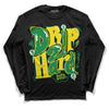 Dunk Low Reverse Brazil DopeSkill Long Sleeve T-Shirt Drip Too Hard Graphic - Black