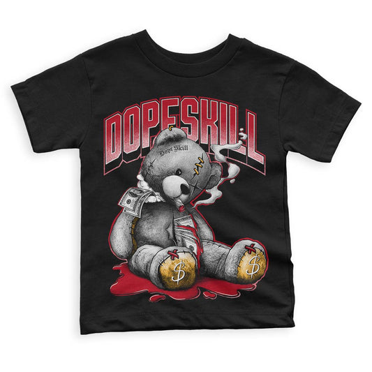 Cardinal 7s DopeSkill Toddler Kids T-shirt Sick Bear Graphic - Black 