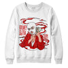 Jordan 6 “Red Oreo” DopeSkill Sweatshirt Money Is The Motive Graphic - White 