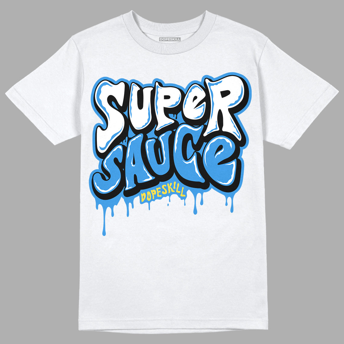 SB Dunk Low Homer DopeSkill T-Shirt Super Sauce Graphic - White