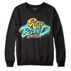 Aqua 5s DopeSkill Sweatshirt Rare Breed Type Graphic - Black