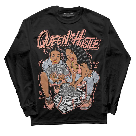 DJ Khaled x Jordan 5 Retro ‘Crimson Bliss’ DopeSkill Long Sleeve T-Shirt Queen Of Hustle Graphic Streetwear - Black 