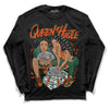 Dunk Low Team Dark Green Orange DopeSkill Long Sleeve T-Shirt Queen Of Hustle Graphic - Black