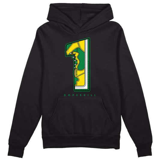 Dunk Low Reverse Brazil DopeSkill Hoodie Sweatshirt No.1 Graphic - Black