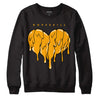 Black Taxi 12s DopeSkill Sweatshirt Slime Drip Heart Graphic - Black 