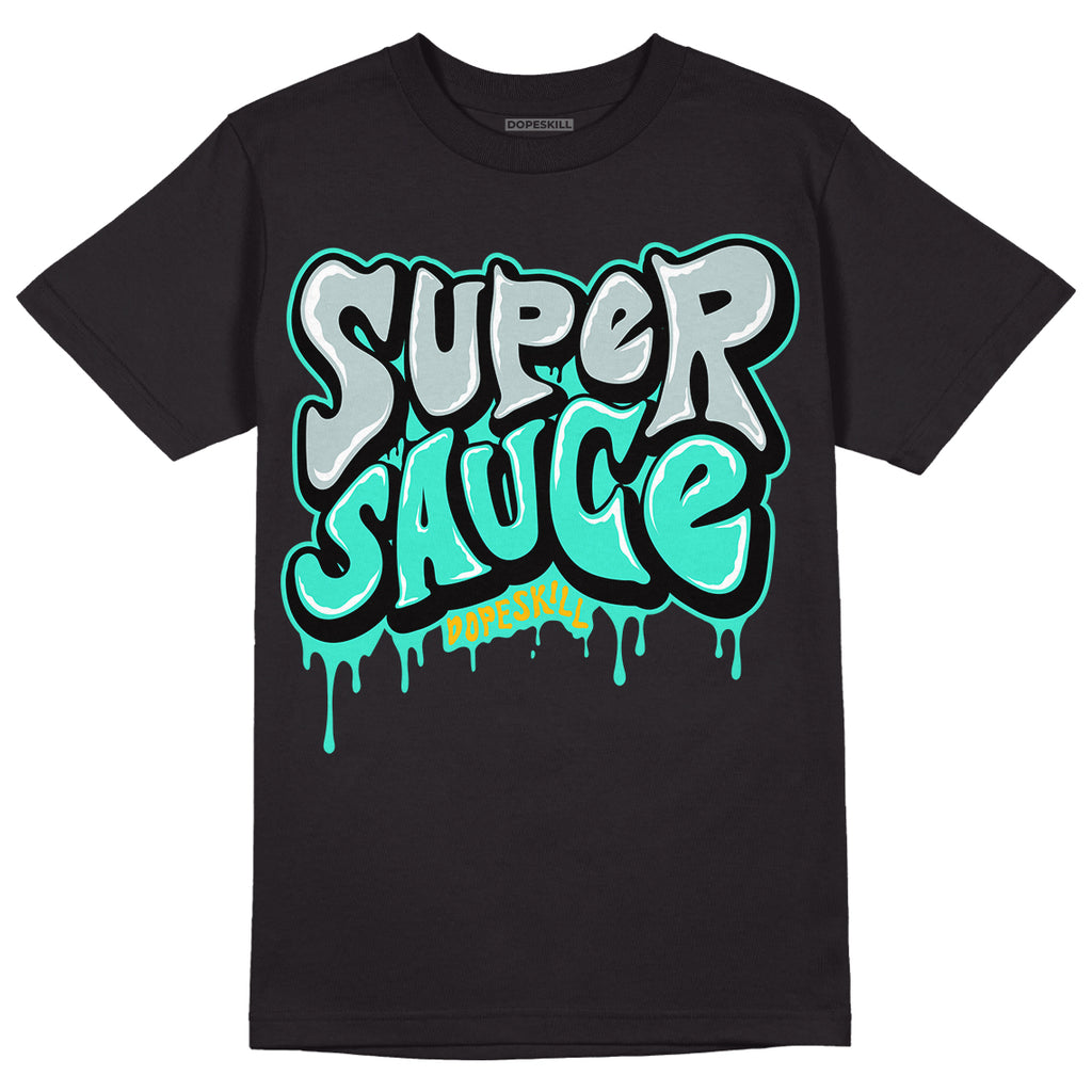 New Emerald 1s DopeSkill T-Shirt Super Sauce Graphic - Black