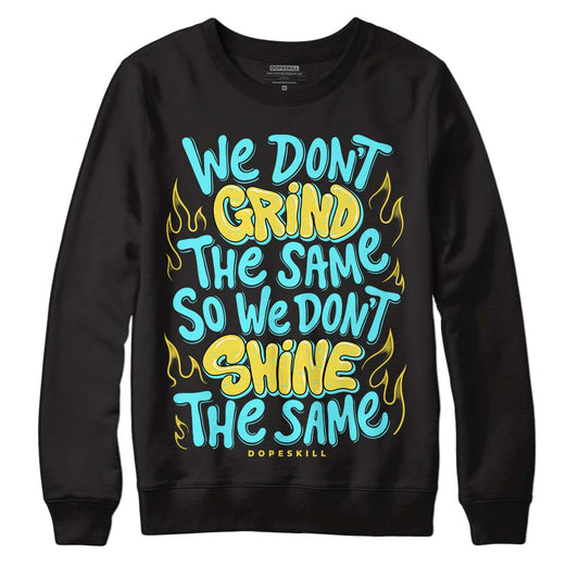 Jordan 5 Aqua DopeSkill Sweatshirt Grind Shine Graphic Streetwear - Black 