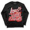 Jordan 12 Retro ‘Gym Red’ DopeSkill Long Sleeve T-Shirt LOVE Graphic Streetwear - Black 