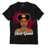 AJ 3 Cardinal Red DopeSkill T-Shirt Black Queen Graphic