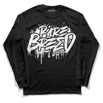 Jordan 1 High 85 Black White DopeSkill Long Sleeve T-Shirt Rare Breed Graphic Streetwear - Black 