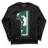 Gorge Green 1s DopeSkill Long Sleeve T-Shirt No.1 Graphic - Black