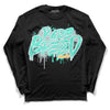 New Emerald 1s DopeSkill Long Sleeve T-Shirt Rare Breed Graphic - Black