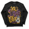 Brotherhood 1s High OG DopeSkill Long Sleeve T-Shirt No Days Off Graphic - Black