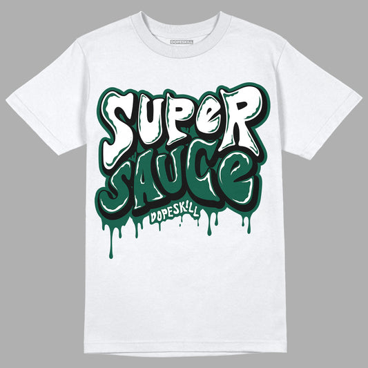 Lottery Pack Malachite Green Dunk Low DopeSkill T-Shirt Super Sauce Graphic - White