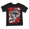 Cherry 11s  DopeSkill Toddler Kids T-shirt Don't Quit Graphic - Black