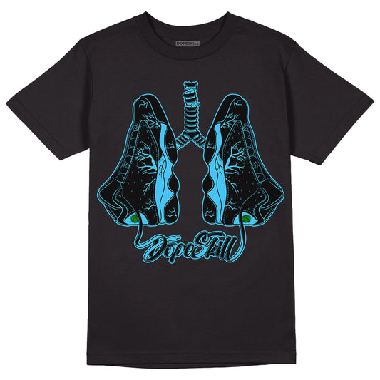 University Blue 13s DopeSkill T-Shirt Breathe Graphic - Black 