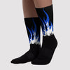 FIRE Sublimated Socks Match Hyper Royal 12s