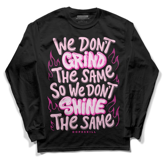 Dunk Low Triple Pink DopeSkill Long Sleeve T-Shirt Grind Shine Graphic Streetwear - Black 