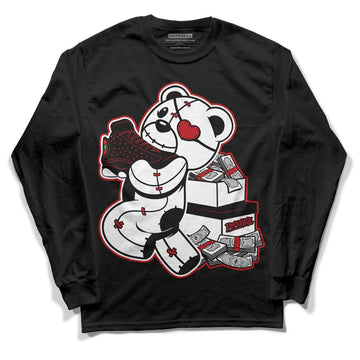 Jordan 13 Retro Playoffs DopeSkill Long Sleeve T-Shirt Bear Steals Sneaker Graphic Streetwear - Black