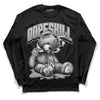 Jordan 4 Retro SE Craft Photon Dust DopeSkill Long Sleeve T-Shirt Sick Bear Graphic Streetwear - Black 