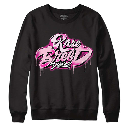 Triple Pink Dunk Low DopeSkill Sweatshirt Rare Breed Type Graphic - Black