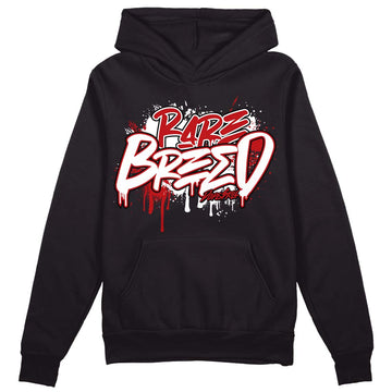 Jordan 13 Retro Playoffs DopeSkill Hoodie Sweatshirt Rare Breed Graphic Streetwear - Black 