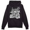 Jordan 1 High 85 Black White DopeSkill Hoodie Sweatshirt LOVE Graphic Streetwear  - Black