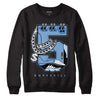 Jordan 5 Retro University Blue DopeSkill Sweatshirt No.5 Graphic Streetwear - Black 